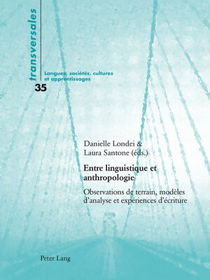 cover image of Entre linguistique et anthropologie